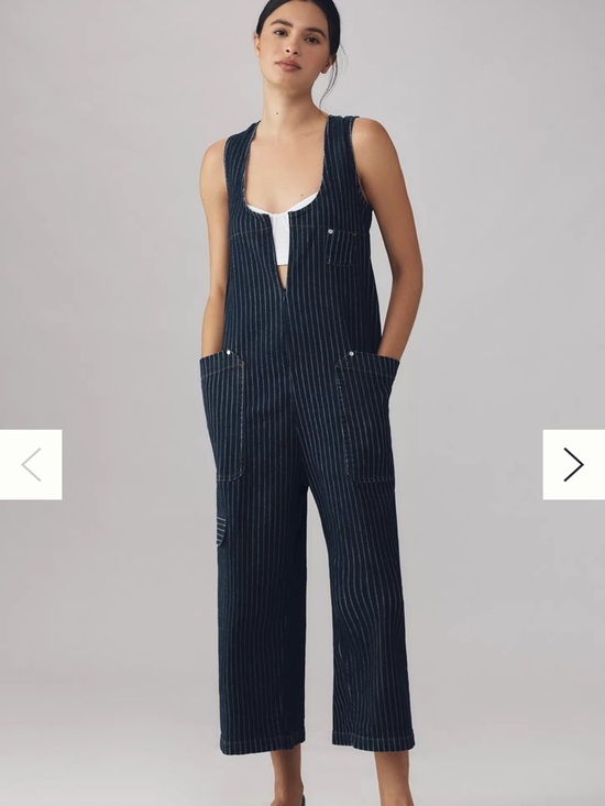 Anthropologie Pants - Pilcro Zip-Front Sleeveless Cotton Jumpsuit